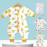 Load image into Gallery viewer, Baby Kid Unisex Animals Cartoon Print Jumpsuits Sleepwears Wholesale 22101182
