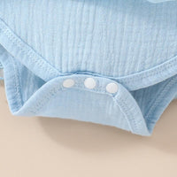 Load image into Gallery viewer, Baby Girls Solid Color Rompers Wholesale 20240403
