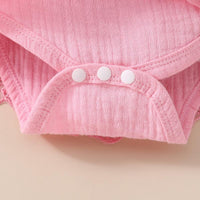 Load image into Gallery viewer, Baby Girls Solid Color Rompers Wholesale 20240403
