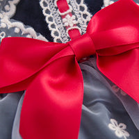 Load image into Gallery viewer, Baby Kid Girls Bow Lace Dressy Birthday Party Dresses Princess Dresses Wholesale 001110292
