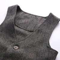 Load image into Gallery viewer, Baby Kid Boys Solid Color Houndstooth Vests Waistcoats Wholesale 00169271
