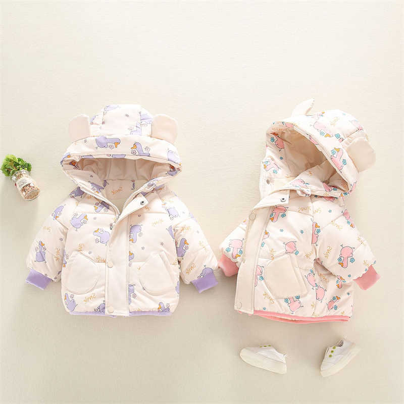 Baby Kid Girls Letters Flower Animals Print Jackets Outwears Wholesale 00269199