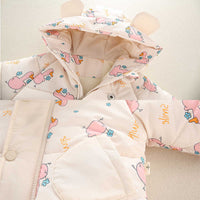 Load image into Gallery viewer, Baby Kid Girls Letters Flower Animals Print Jackets Outwears Wholesale 00269199
