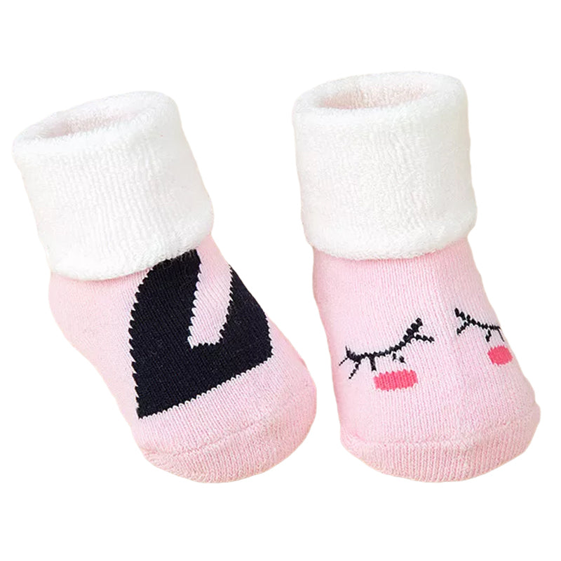 Baby Kid Unisex Polka dots Animals Cartoon Star Expression Print Accessories Socks Wholesale 022410774