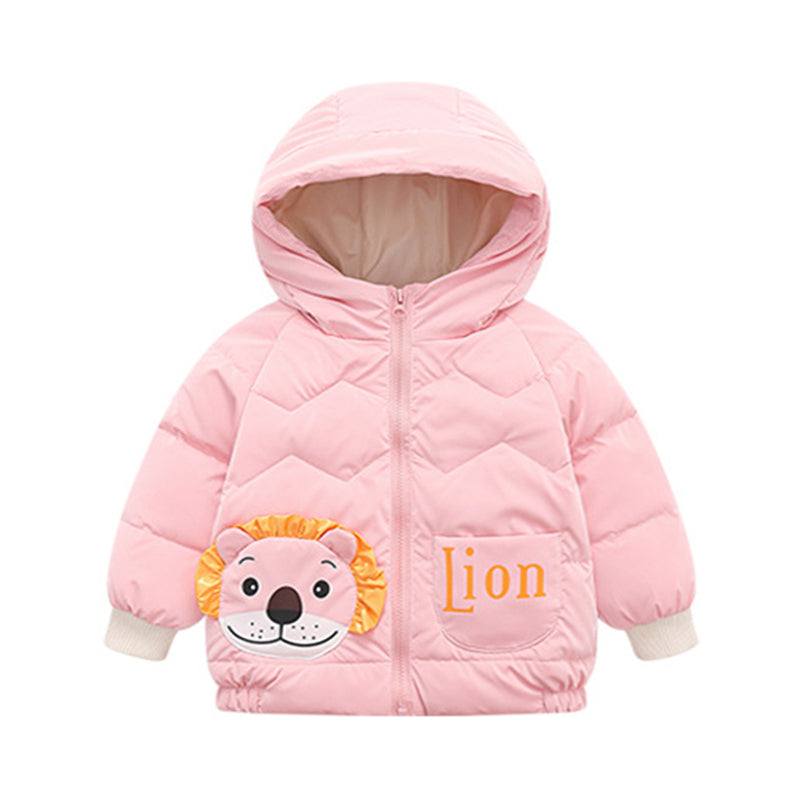 Baby Kid Girls Boys Letters Color-blocking Animals Cartoon Print Jackets Outwears Wholesale 035510342