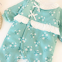 Load image into Gallery viewer, Baby Kid Girls Flower Bow Print Jumpsuits Wholesale 046610464
