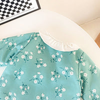 Load image into Gallery viewer, Baby Kid Girls Flower Bow Print Jumpsuits Wholesale 046610464
