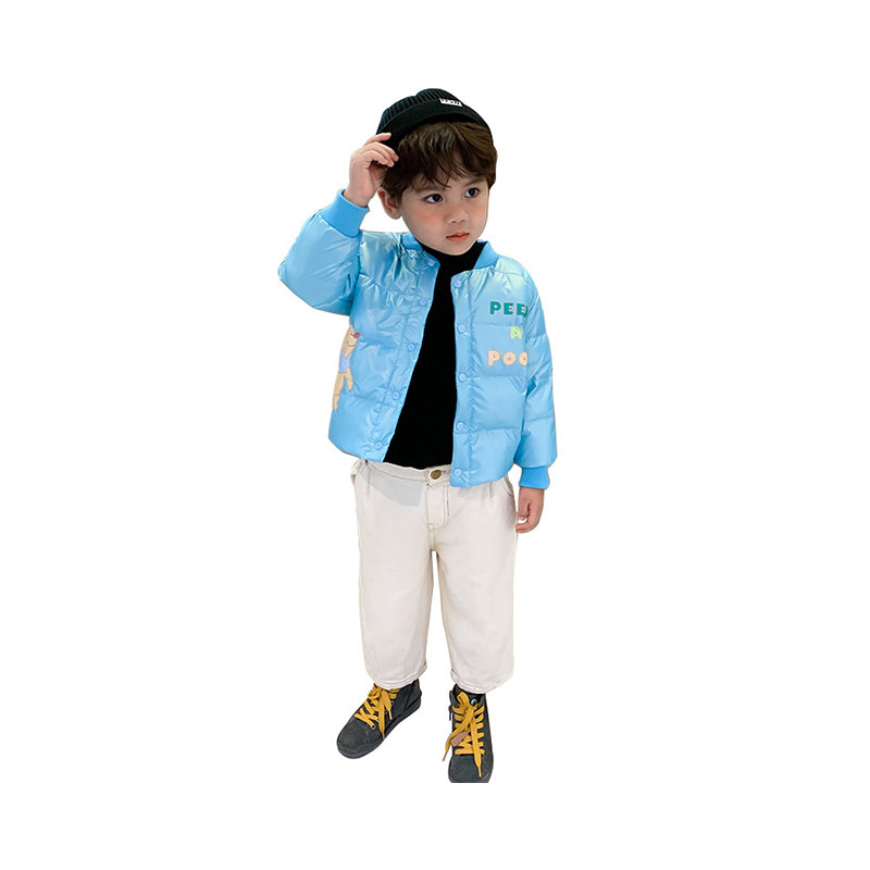 Baby Kid Unisex Letters Animals Print Jackets Outwears Wholesale 049710323