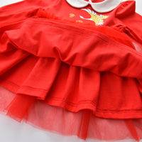 Load image into Gallery viewer, Baby Kid Girls Animals Lace Print Dresses Wholesale 05109570
