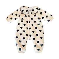 Load image into Gallery viewer, Baby Kid Girls Love heart Print Valentine&#39;s Day Jumpsuits Wholesale 060210456
