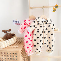 Load image into Gallery viewer, Baby Kid Girls Love heart Print Valentine&#39;s Day Jumpsuits Wholesale 060210456

