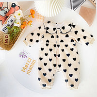 Load image into Gallery viewer, Baby Kid Girls Love heart Print Valentine&#39;s Day Jumpsuits Wholesale 060210456
