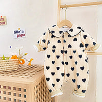 Load image into Gallery viewer, Baby Kid Girls Love heart Print Valentine&#39;s Day Jumpsuits Wholesale 060210456
