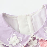 Load image into Gallery viewer, Baby Kid Girls Bow Lace Embroidered Birthday Party Dresses Princess Dresses Wholesale 061410250
