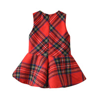 Load image into Gallery viewer, 3 Pieces Set Baby Kid Girls Birthday Love heart Print T-Shirts Color-blocking Dresses And Bow Headwear Wholesale 08459550
