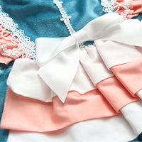 Load image into Gallery viewer, Baby Kid Girls Love heart Bow Lace Dressy Birthday Party Dresses Princess Dresses Wholesale 086310234
