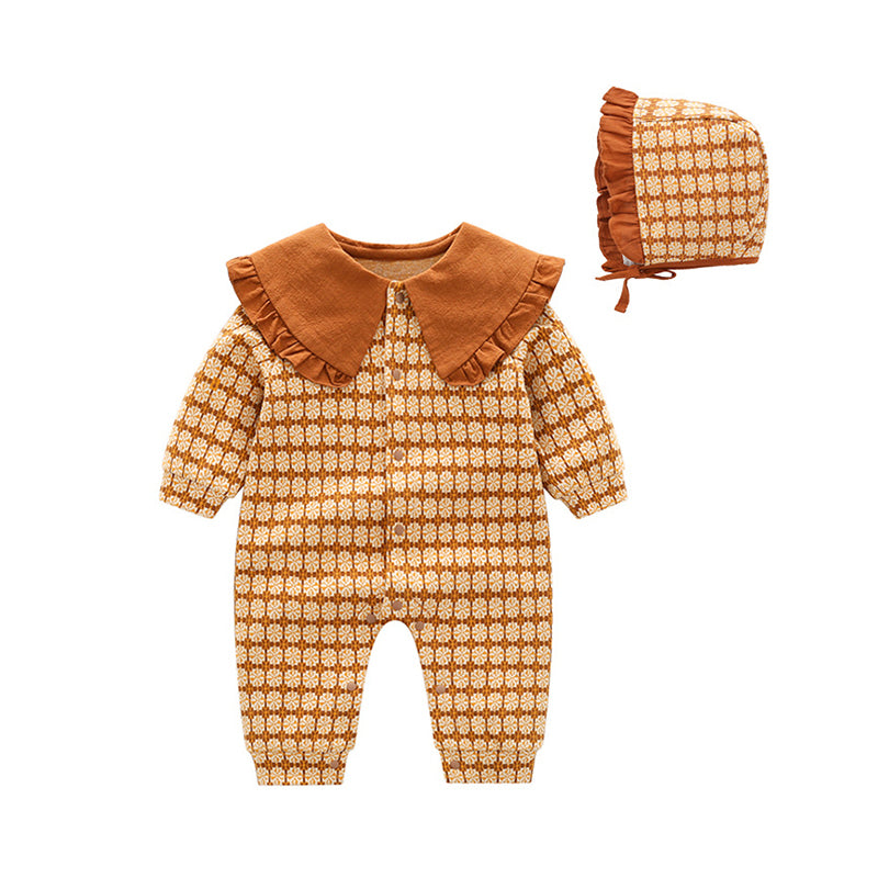 Baby Girls Marble Jumpsuits Wholesale 097510756