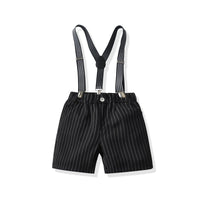 Load image into Gallery viewer, Baby Kid Boys Solid Color Striped Rompers Wholesale 21110995
