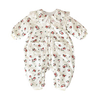 Load image into Gallery viewer, Baby Kid Girls Flower Lace Print Jumpsuits Wholesale 221121353
