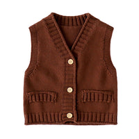 Load image into Gallery viewer, Baby Kid Unisex Solid Color Vests Waistcoats Wholesale 220817470
