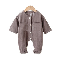 Load image into Gallery viewer, Baby Unisex Solid Color Jumpsuits Wholesale 220817270
