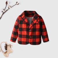 Load image into Gallery viewer, Baby Kid Boys Checked Dressy Blazers Wholesale 87069285
