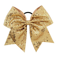 Load image into Gallery viewer, 12 Pack Random Color Sequins Bow Hair Ties For Girls Wholesale 28702541
