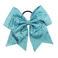 Load image into Gallery viewer, 12 Pack Random Color Sequins Bow Hair Ties For Girls Wholesale 28702541
