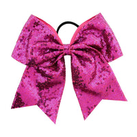 Load image into Gallery viewer, 12 Pack Random Color Sequins Bow Hair Ties For Girls Wholesale 28702541
