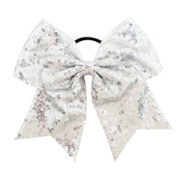 Load image into Gallery viewer, 12 Pack Random Color Sequins Bow Hair Ties For Girls Wholesale 28702541
