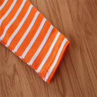 Load image into Gallery viewer, 2 Pieces Set Baby Girls Boys Halloween Striped Cartoon Jumpsuits And Hats Wholesale 54387567
