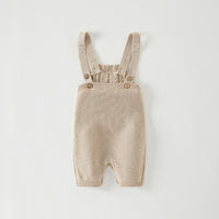 Load image into Gallery viewer, Baby Unisex Solid Color Crochet Rompers Wholesale 13599617
