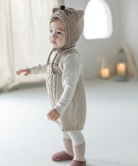Load image into Gallery viewer, Baby Unisex Solid Color Crochet Rompers Wholesale 13599617
