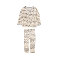 Load image into Gallery viewer, 2 Pieces Set Baby Kid Unisex Animals Star Print Tops and Fruit Dinosaur Pants Sleepwears Wholesale 145310471
