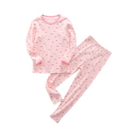 Load image into Gallery viewer, 2 Pieces Set Baby Kid Unisex Animals Star Print Tops and Fruit Dinosaur Pants Sleepwears Wholesale 145310471
