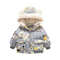 Load image into Gallery viewer, Baby Kid Boys Animals Plant Print Jackets Outwears Wholesale 15109253
