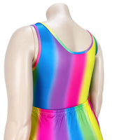 Load image into Gallery viewer, 2 Pieces Set Women Beach Rainbow Print Swimwears Wholesale 15679422
