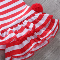 Load image into Gallery viewer, 2 Pieces Set Baby Girls Letters Rompers And Striped Pants Wholesale 86187585
