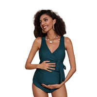 Load image into Gallery viewer, Women Solid Color Bow Beach Swimwears Wholesale 17949349
