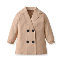 Load image into Gallery viewer, Baby Kid Girls Solid Color Coats Jackets Outwears Wholesale 19999289
