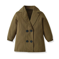 Load image into Gallery viewer, Baby Kid Girls Solid Color Coats Jackets Outwears Wholesale 19999289
