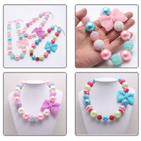 Load image into Gallery viewer, 1 Pack Girl Beaded Necklace And Bracelet Wholesale 20123685
