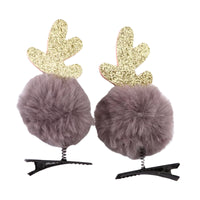 Load image into Gallery viewer, 1 Pack Kid Girl Xmas Pom Pom Hair Clips Wholesale 32325942
