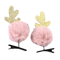 Load image into Gallery viewer, 1 Pack Kid Girl Xmas Pom Pom Hair Clips Wholesale 32325942
