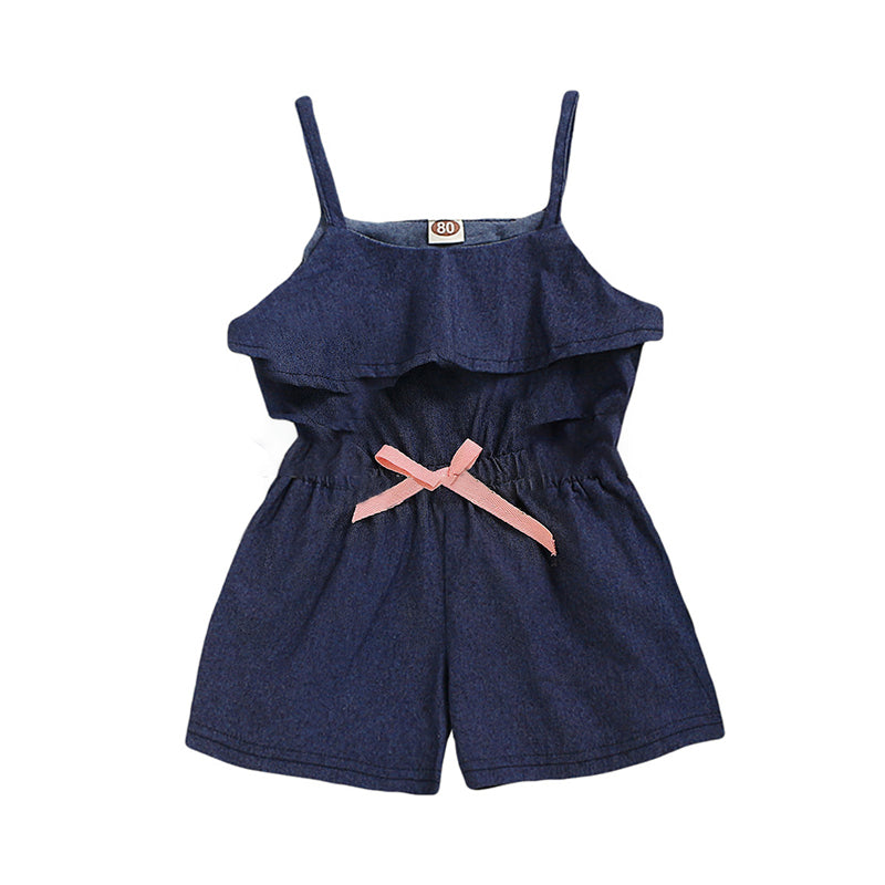 Baby Kid Girls Bow Rompers Wholesale 38597512