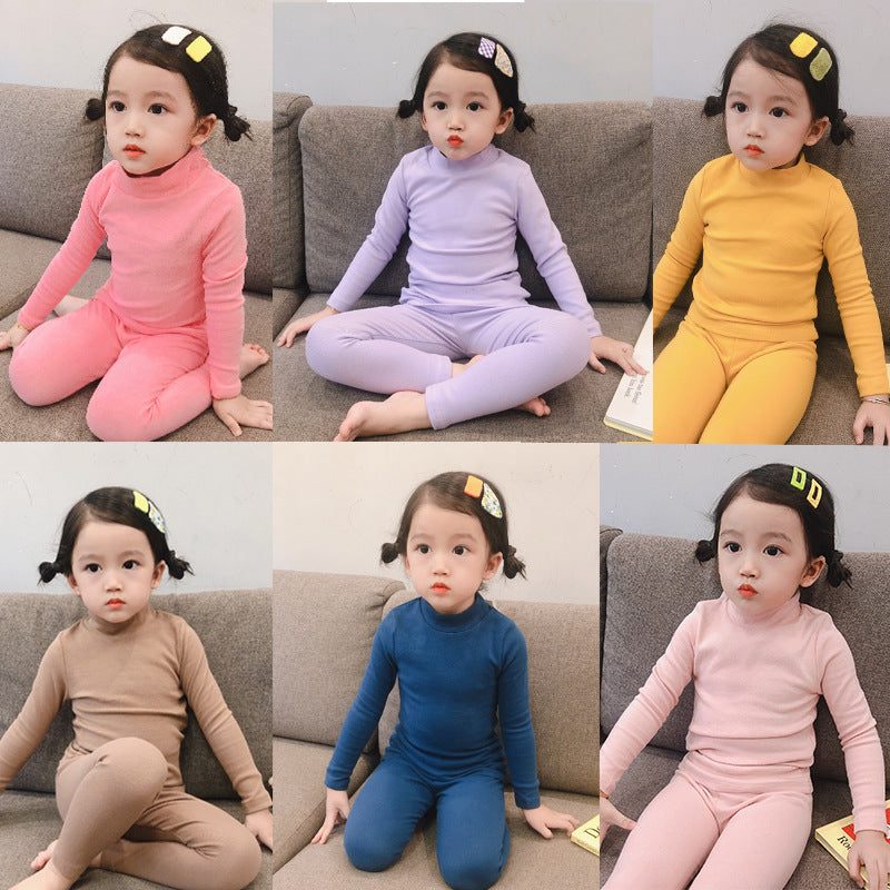 2 Pieces Set Baby Kid Unisex Solid Color Tops And Pants Wholesale 167113448