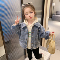Load image into Gallery viewer, Baby Kid Girls Cartoon Print Jackets Outwears Wholesale 230210325

