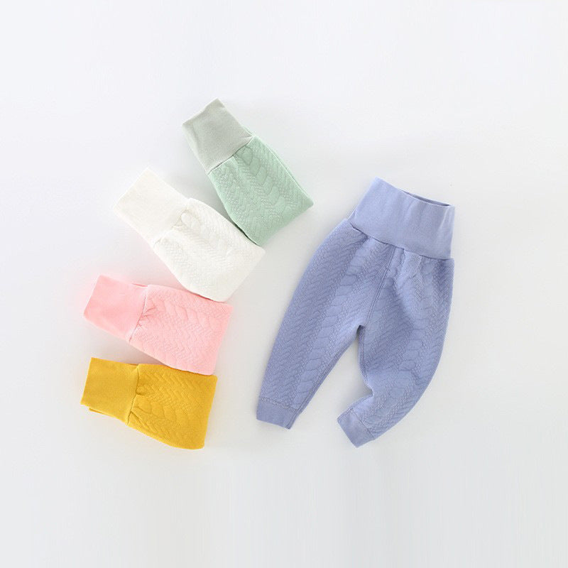 Baby Kid Unisex Solid Color Pants Sleepwears Wholesale 221130289