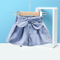 Load image into Gallery viewer, Baby Kid Girls Solid Color Bow Shorts Wholesale 220412112
