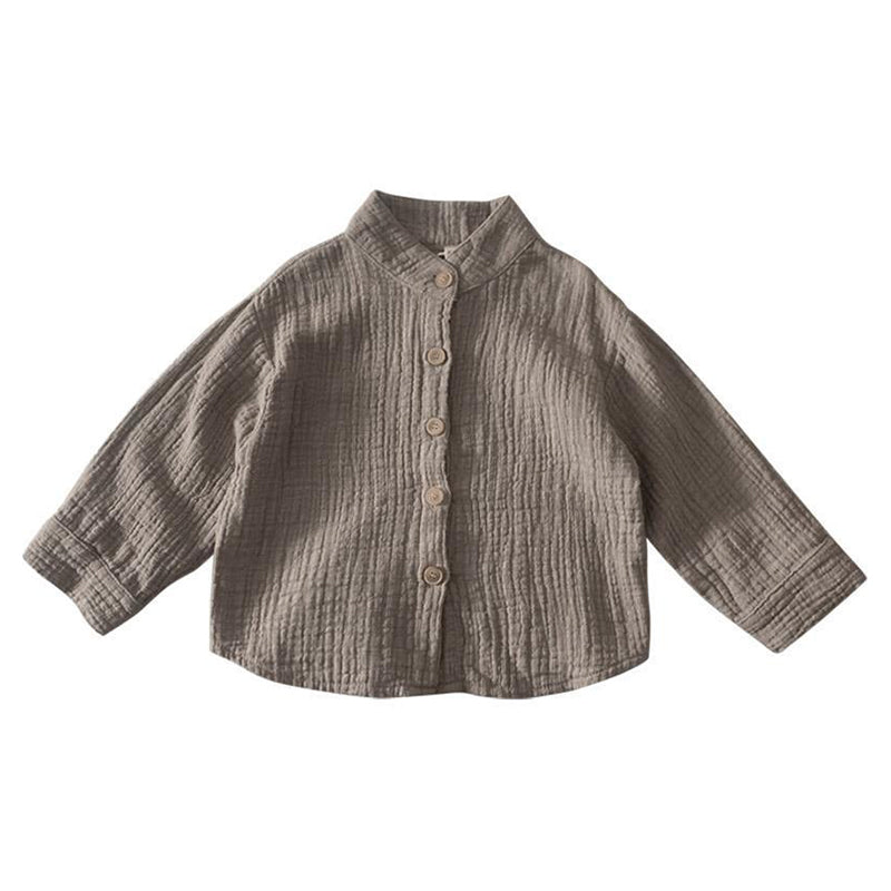 Baby Kid Unisex Solid Color Shirts Wholesale 20042602